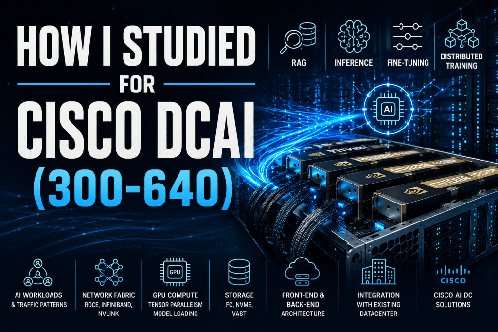 How I Studied for Cisco DCAI (300-640) – Understand AI&nbsp;Infrastructure.