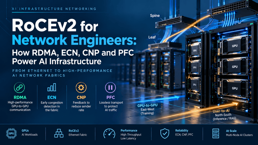 RoCEv2 for Network Engineers: How RDMA, ECN, CNP and PFC Power AI&nbsp;Infrastructure